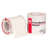 Tri-Cut Adhesive Tape, 2" x 5 yards, cut to three widths: 3/8", 5/8" and 1", plastic spool