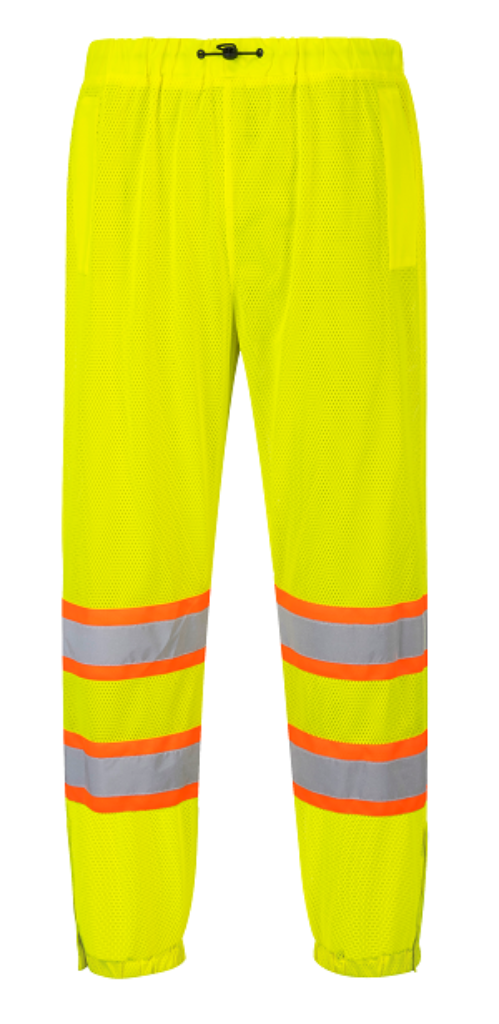 Portwest Yellow Mesh Overpants, Class E