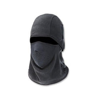 Ergodyne 6827 Balaclava Two Piece Fleece With Neoprene Mask- Black