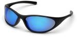 Pyramex Zone II Black Frame Ice Blue Mirror Lens