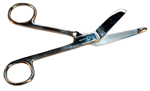 Bandage Scissors, Stainless Steel 5-1/2