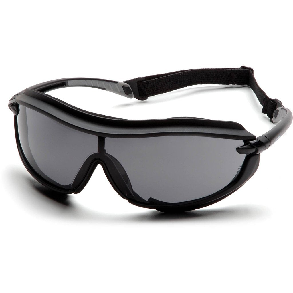 Pyramex XS3 Black Frame ,Grey Anti-Fog Lens