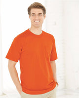 Bayside 1725 50/50 Short Sleeve W/ Pocket Orange