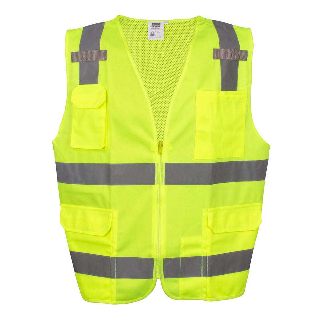 Cordova Class 2 Surveyor Vest, Lime,  VS281