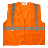 Xtreme Visibility Class 2 Orange With Zipper Closure
