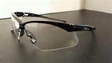 Nemesis Black Frame Clear Anti-Fog Safety Glasses, Each