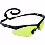 Nemesis Black Frame Amber Lens Safety Glasses