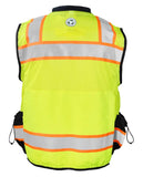 Yellow Class 2 Vest Sustainable Heavy Duty Surveyor