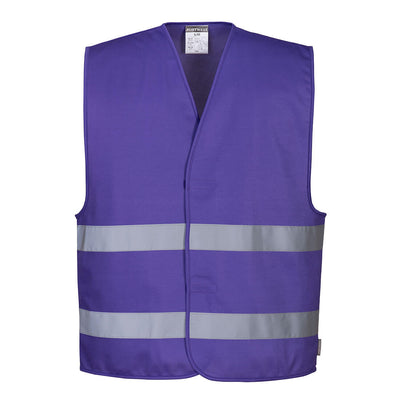 Portwest Iona 2 Band Vest Hi Vis Visibility Reflective Night Work Security Wear Safety