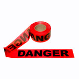 Danger Barricade Tape 3" x 1000' 2 mil