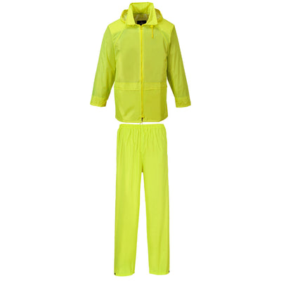 L440 - Essentials Rain suit (2 Piece Suit) Yellow