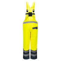 Portwest  Winter Bib & Brace Lined Yellow S489