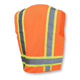 Radians SV62 Orange Class 2 Surveyor Heavy Duty Solid Twill Safety Vest