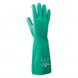 SHOWA Green 22 mil Nitrile Chemical Resistant Gloves DOZEN