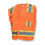 Radians SV62 Orange Class 2 Surveyor Heavy Duty Solid Twill Safety Vest