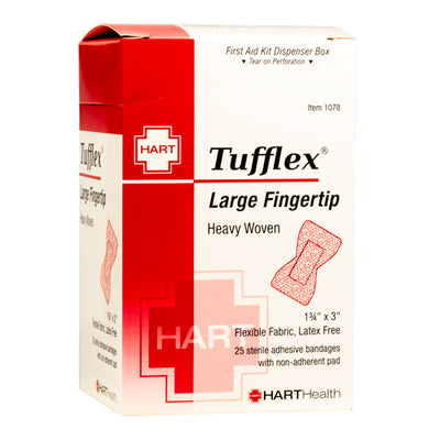 TuffFlex Industrial Finger Tip Bandages, XL, 35 box