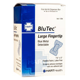 BLUTEC Finger Tip XL 3" Metallic Blue, 35/box