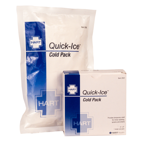 Quick-Ice, 6" x 9", 1 per box HART, cold packs
