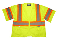 Xtreme Visibility DOT Class 3 Contrast Zipper Closure