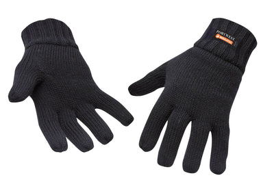 Portwest Black Knit Glove Insulatex™ Lined Pair GL13
