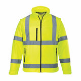 Portwest Yellow Hi-Vis Softshell Jacket