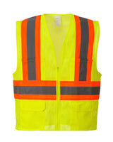 Portwest  Hi-Vis Tulsa Contrast Class 2 Mesh Vest