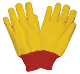 Cordova Yellow Chore Glove, Knit Wrist (L)