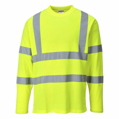 Portwest Class 3 Long Sleeve Cotton Hi-Vis Shirt, S278