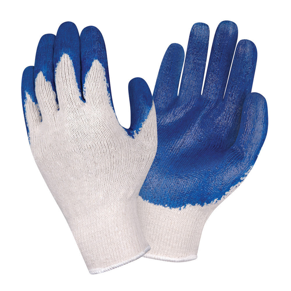 Cordova Latex Dipped Palm Coated String Knit Gloves, Dozen