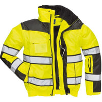 Portwest Hi-Vis Class 3 Classic Bomber Jacket, UC466