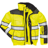 Portwest Hi-Vis Class 3 Classic Bomber Jacket, UC466