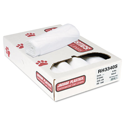 Hi Density Can Liners, Slim Jim, 33''x 40'' /Case
