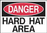 Danger Hard Hat Area Sign