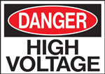 Danger High Voltage Sign