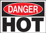 Danger Hot Sign