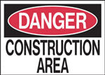 Danger Construction Area Sign