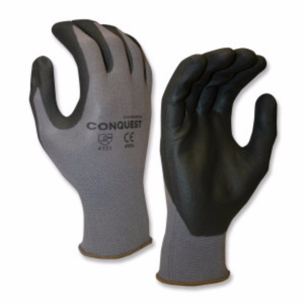 Cordova Conquest 13-Gauge Gray Nylon/Spandex Shell Gloves