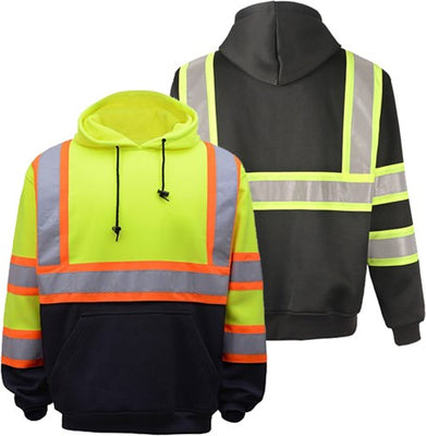 GSS Class 3 Two Tone Hooded Sweatshirt Lime