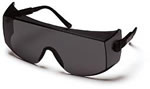Pyramex Jumbo Defiant Black/Gray Safety Glasses