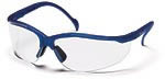 Pyramex Venture II Metallic Blue/Clear Safety Glasses Dozen