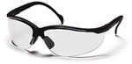 Pyramex Venture II Black Frame Clear Safety Glasses, Pair