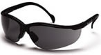 Pyramex Venture II Black Frame Gray Lens Safety Glasses, Pair