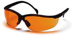 Pyramex Venture II Black/Orange Safety Glasses
