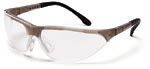 Pyramex Rendezvous Crystal Gray Frame Clear Safety Glasses Dozen