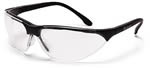 Pyramex Rendezvous Black Frame Clear Anti-Fog Safety Glasses