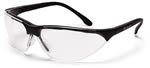 Pyramex Rendezvous Black Frame Clear Safety Glasses Dozen