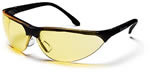Pyramex Rendezvous Black Frame Amber Safety Glasses Dozen