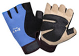 Cordova Pit Pro Blue/Black Half Finger Adj Cuff Gloves