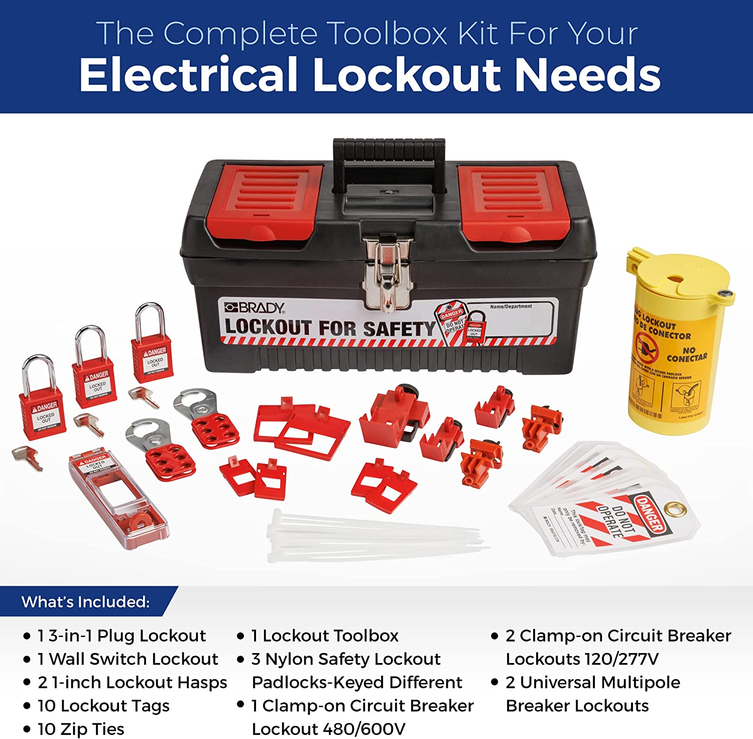 BRD Lockout/Tagout Kit | Clark Safety