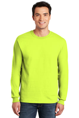 Gildan Long Sleeve T-Shirt Safety Green